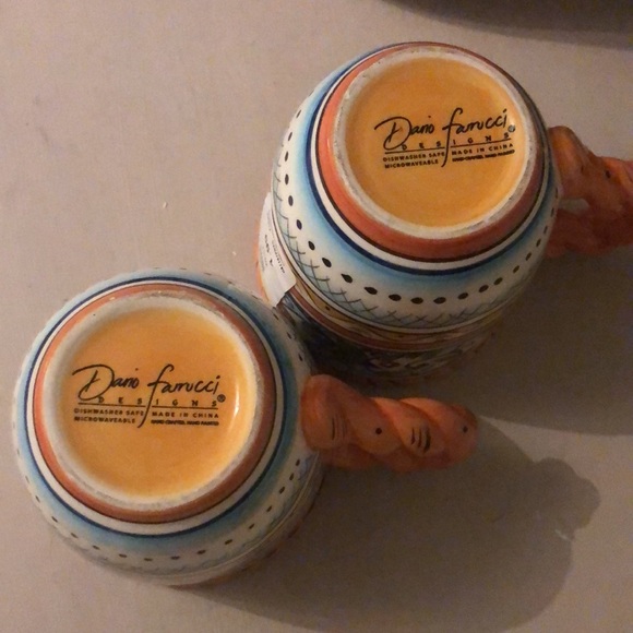 2 Dario Farrucci Designs Hand Painted Mugs - Picture 5 of 5